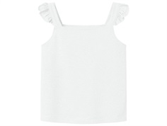 Name It spaghetti top lucent white with glitter  